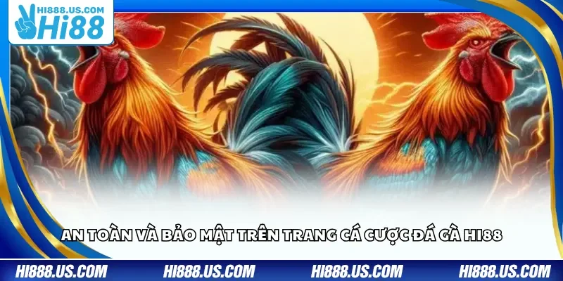 An toàn và bảo mật trên trang cá cược đá gà Hi88